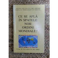 CE SE AFLA IN SPATELE NOII ORDINI MONDIALE?