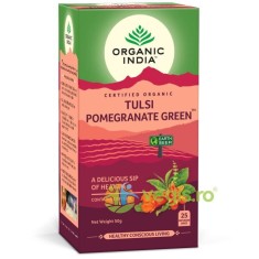 Ceai Tulsi cu Rodie si Ceai Verde Ecologic/Bio 25dz