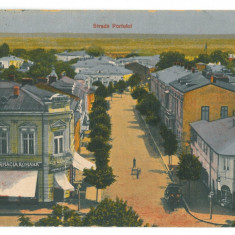 2562 - GIURGIU, Panorama, Romania - old postcard, CENSOR - used - 1918