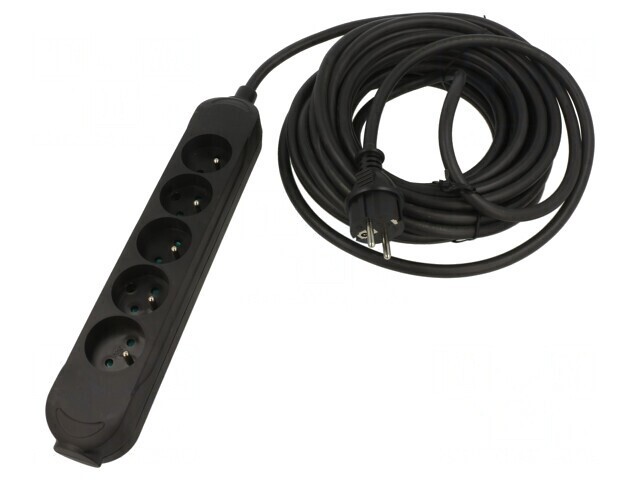 Prelungitor 5 Prize Negru 5m 16A