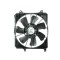 GMV radiator electroventilator Suzuki SX4, 2006-2013, motor 1.5, 1.6, 2.0, benzina, 310 mm; 2 pini,