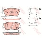 Placute frana Genesis G70 (Ik); Kia Stinger (Ck), Stinger Hatchback Van (Ck), 2.0 T-GDi, 2.0 T-GDi HTRAC, 2.0 T-GDI 4WD, punte fata, cu indicator uzu, Trw