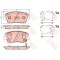 Placute frana Genesis G70 (Ik); Kia Stinger (Ck), Stinger Hatchback Van (Ck), 2.0 T-GDi, 2.0 T-GDi HTRAC, 2.0 T-GDI 4WD, punte fata, cu indicator uzu