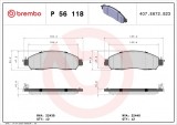 Set placute frana BREMBO P56118