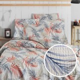 Lenjerie de pat creponata 100% bumbac (crep16)