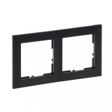 Rama ornament 2 posturi Legrand Suno negru calibrat 721572