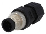 Conector M12 mufă PIN 8 tată A-DeviceNet CANopen IP68