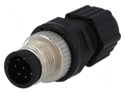 Conector M12 mufă PIN 8 tată A-DeviceNet CANopen IP68 foto
