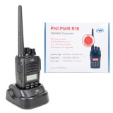 Cumpara ieftin Statie radio portabila PNI PMR R18 Walkie Talkie 446MHz 0.5W Radio FM programabila