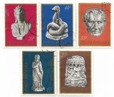 Lot de 8 marci romanesti diverse, obliterate, din anii &#039;70, Romania de la 1950