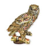 Bufnita-statueta Steampunk din rasini SP-40, Abstract