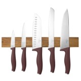 Set cuțite 6 buc. cu suport magnetic din lemn de salc&acirc;m Leonardo Berlinger Haus BH 2944