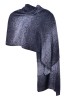 Fular N, Dacali, negru/gri, Multicolor, Marime universala