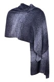 Fular N, Dacali, negru/gri, Multicolor, Marime universala