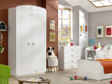 Dulap pentru haine, &Ccedil;ilek, Baby Cotton Sl 2 Doors Wardrobe, 101x201x54 cm, Multicolor, Cilek