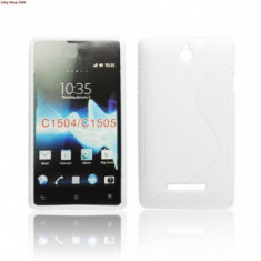 Husa silicon S-line Sony Xperia E C1504 Alba