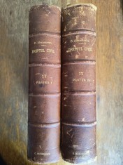 Dreptul Civil Roman, parte I + II, tomul IV - Dimitrie Alexandresco / R2P4S