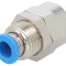 Racord Push-In Filetat Alamă Nichelată 0.95-6 Bar