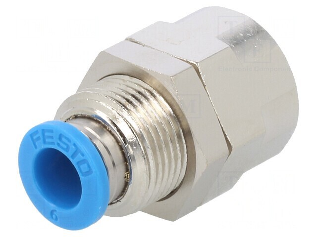 Racord Push-In Filetat Alamă Nichelată 0.95-6 Bar