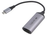 Adaptor USB-C la Ethernet RJ45 LOGILINK UA0456 USB 3.2 Gen 1 Gri