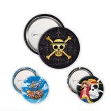 Set Insigne One Piece - Skull &amp; Luffy