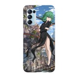 Husa compatibila cu Oppo A55, Viceversa, model Tatsumaki One Punch Man, Silicon, TPU, Transparent, Carcasa