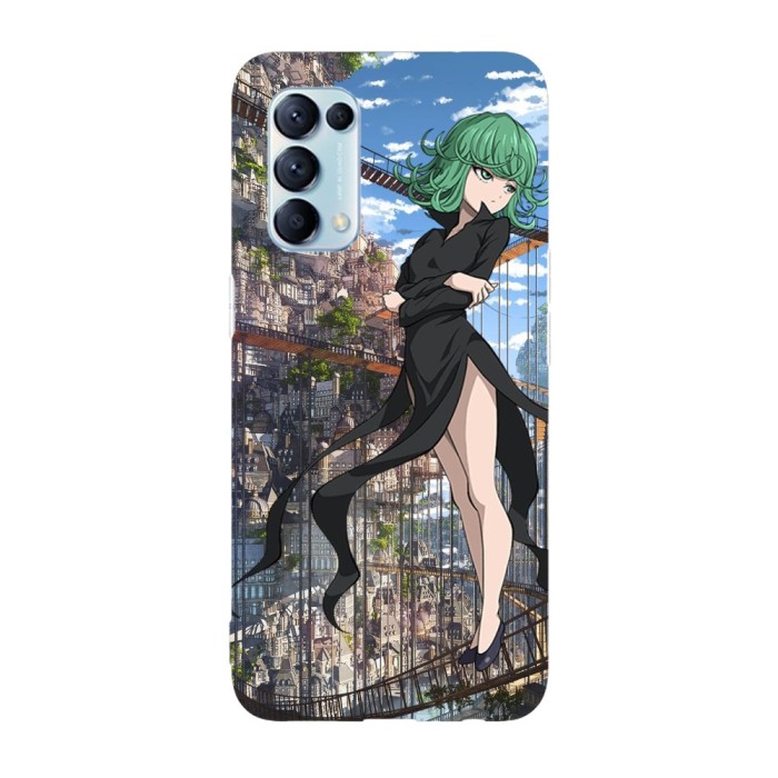 Husa compatibila cu Oppo Find X5, Viceversa, model Tatsumaki One Punch Man, Silicon, TPU