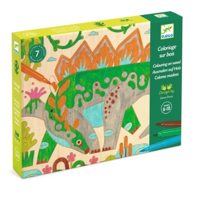Atelier de pictura pe lemn Dinozauri, Djeco foto