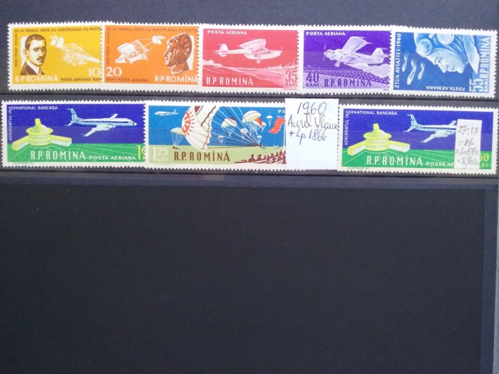 1960-Romania-Aurel Vlaicu+ Lp.1866-MNH-Perfect