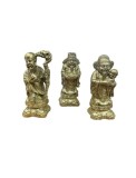 Set 3 Statuete Intelepti, Rasina, 10cm, Decoratiuni Casa, Obiecte Decorative Feng Shui