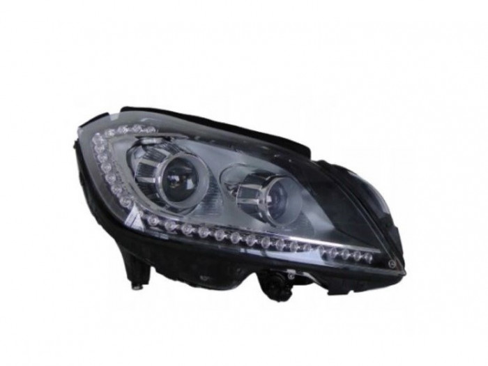 Far MERCEDES Clasa CLS (C218), 01.2011-04.2018, partea Dreapta, MAGNETI MARELLI, bi-xenon; cu &amp;quot;lumina timp de zi&amp;quot; tip LED; D1S; electric; c