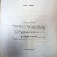 REVISTA C.F.R. ,ANUL XVI 1929 , AN COMPLET