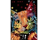 Cumpara ieftin Covor Camera Copii Model Pisica 11011-180, Marime 80 x 150 cm, Multicolor, Inaltime Fir 9 mm, Antialergic, Polipropilena, Gradinita, Cresa, Loc de Joa, KOLIBRI