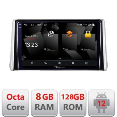Navigatie Toyota RAV4 2018 Android Octa Core Qualcomm 2K Qled 8+128 DTS DSP 360 4G Optical CarStore Technology foto