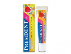 PASTA DE DINTI PRESIDENT BABY 0-3 ANI AROMA ZMEURA 30 ML foto