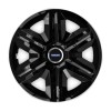 Set 4 capace roti hubcaps fast black R16 Compatibil Cu Volvo, Autohelix MSA