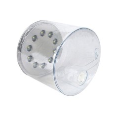 Lampa solara pentru camping, turistica, Verk Group, gonflabila, 10 LED-uri, 50 lm, 12x12.5 cm foto