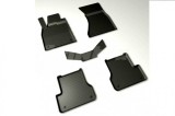 Covorase Cauciuc Premium Stil Tavita Audi A7 2010-2017 Sportback, Seintex, Negru Carbon
