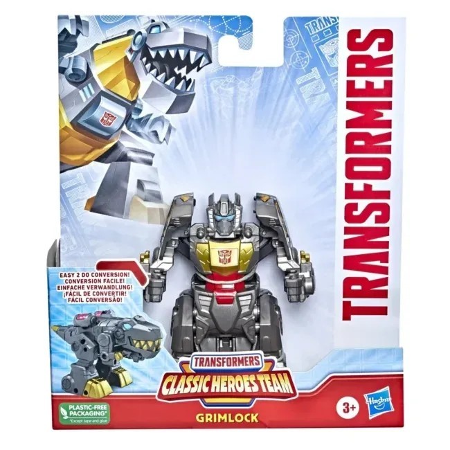 TRANSFORMERS CLASSIC HEROES TEAM ROBOT GRIMLOCK CONVERTIBIL