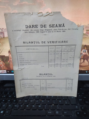 Societatea Hărnicia, t&amp;acirc;rg Drăgușeni, jud. Covurlui, Dare de seamă 1906-1908, 081 foto