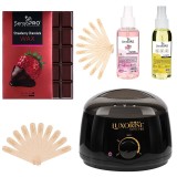 Cumpara ieftin Kit Epilare Ceara SensoPRO Milano, Strawberry Premium Care