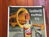 Arta / Design / Vintage - Afis reclama perioada interbelica Gubanol / Guban Timisoara