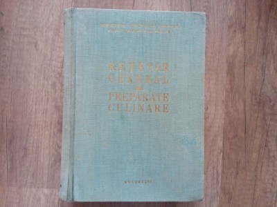 Retetar general de preparate culinare, 1962 foto
