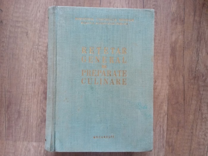 Retetar general de preparate culinare, 1962