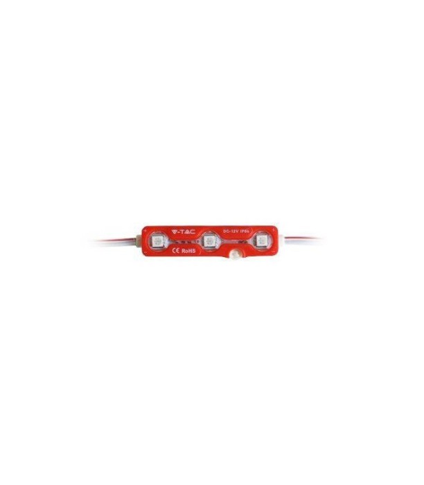 Modul 3 LED-uri SMD5050 rosu IP67 V-TAC