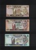 Set Zambia 2+5+10 Kwacha UNC, Colectie Bancnote Straine, Editie 1989