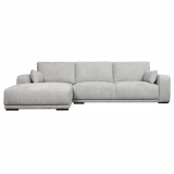 L-Shape Sofa California Grey Left