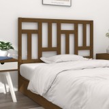 vidaXL Tăblie de pat, maro miere, 125,5x4x100 cm, lemn masiv de pin