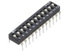 Comutator DIP-SWITCH ECE 12 Secțiuni THT OFF-ON Model EAM112LZ