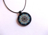 colier lemn mandala 39356